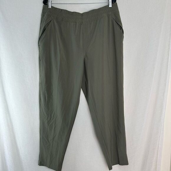 Columbia Pleasant Creek Core Pants Womens XL Gropcore Utility Elastic Waist - Picture 1 of 11